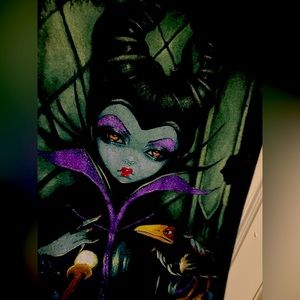 Disney parks limited edition jasmine becket Griffith Maleficent shirt v neck